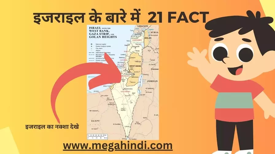 Israel Fact इजराइल के बारे में 10 लाइन
